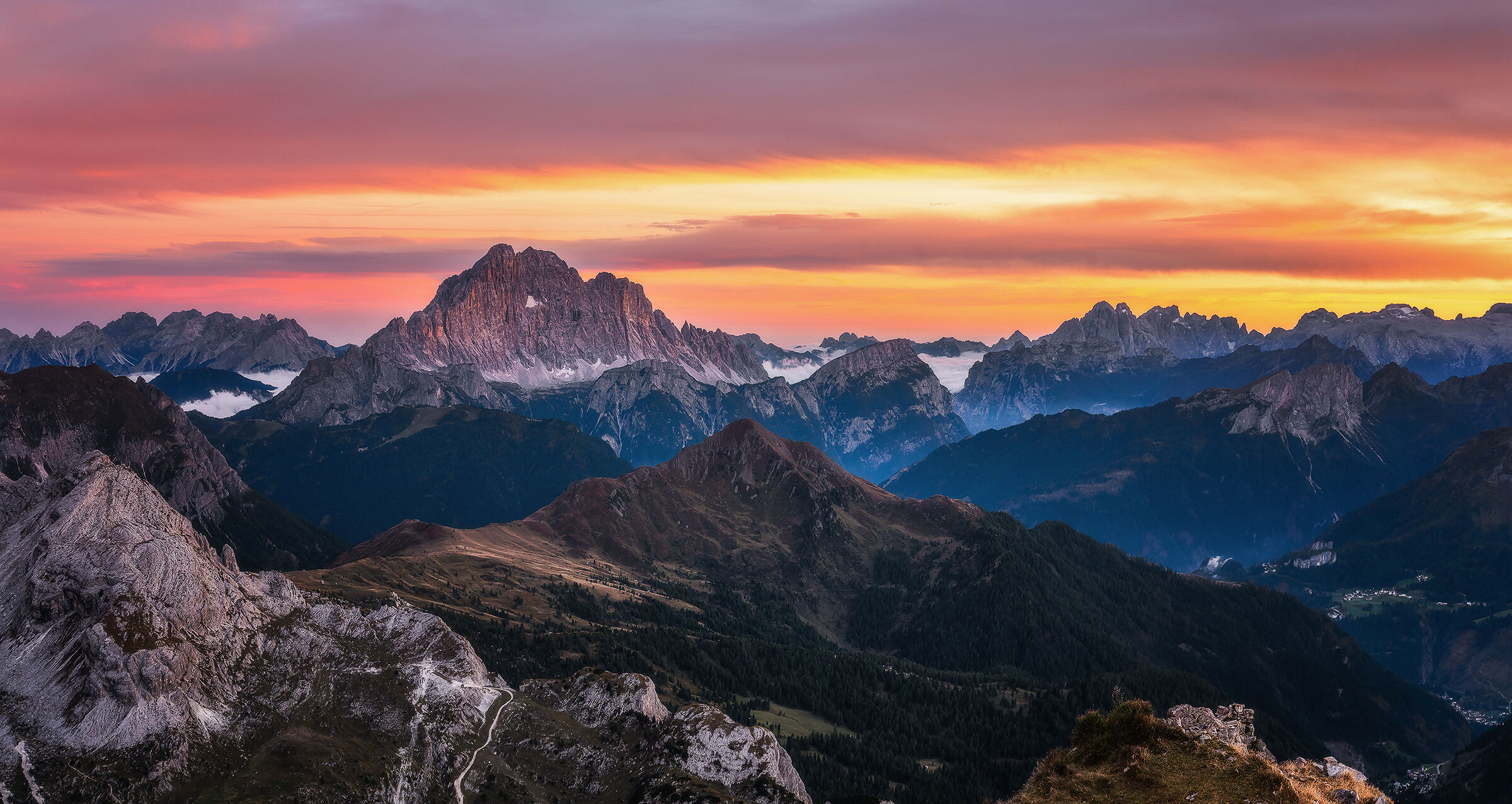 The colors of the Dolomites...