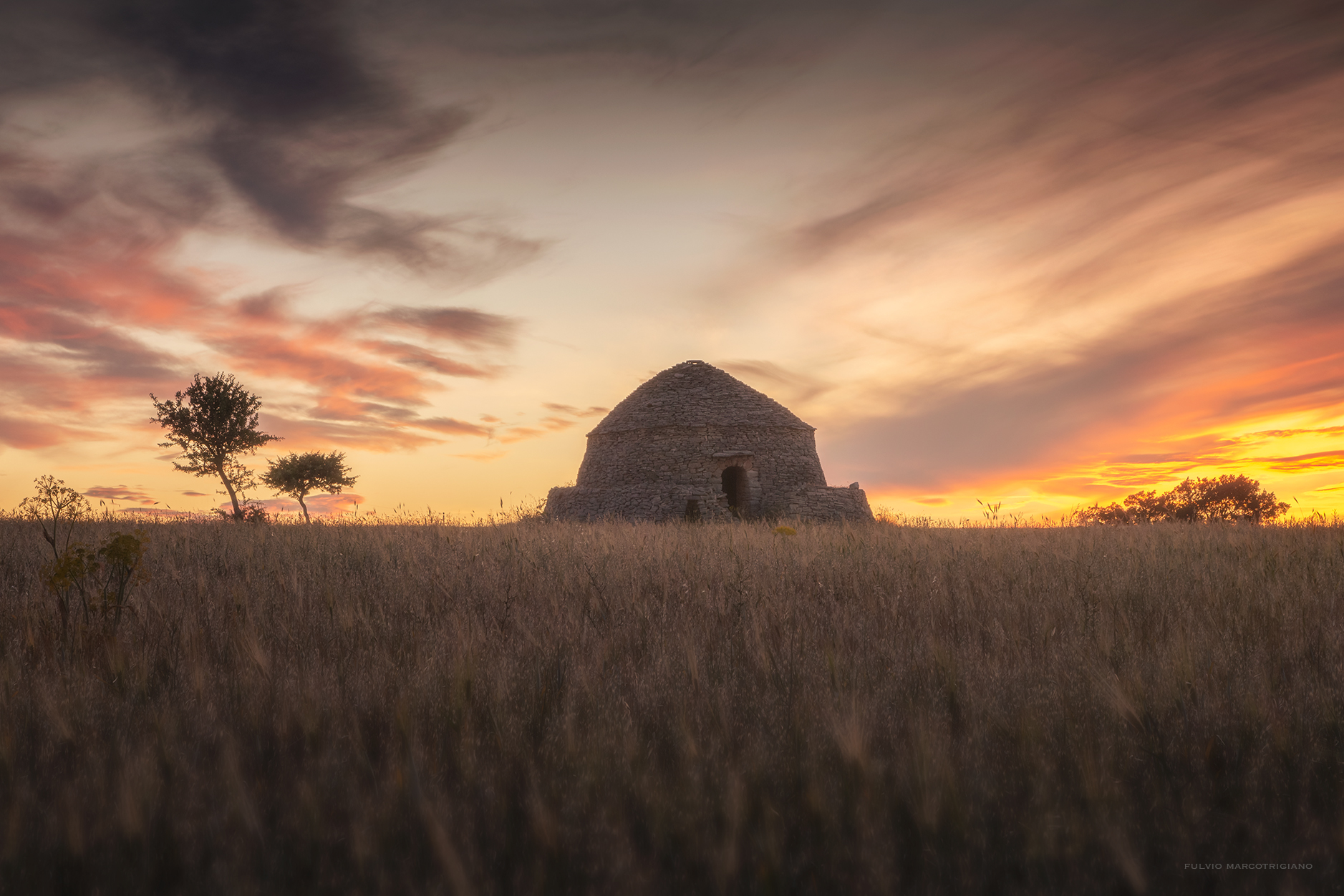 Sunset among the trulli of the Murgia 2...