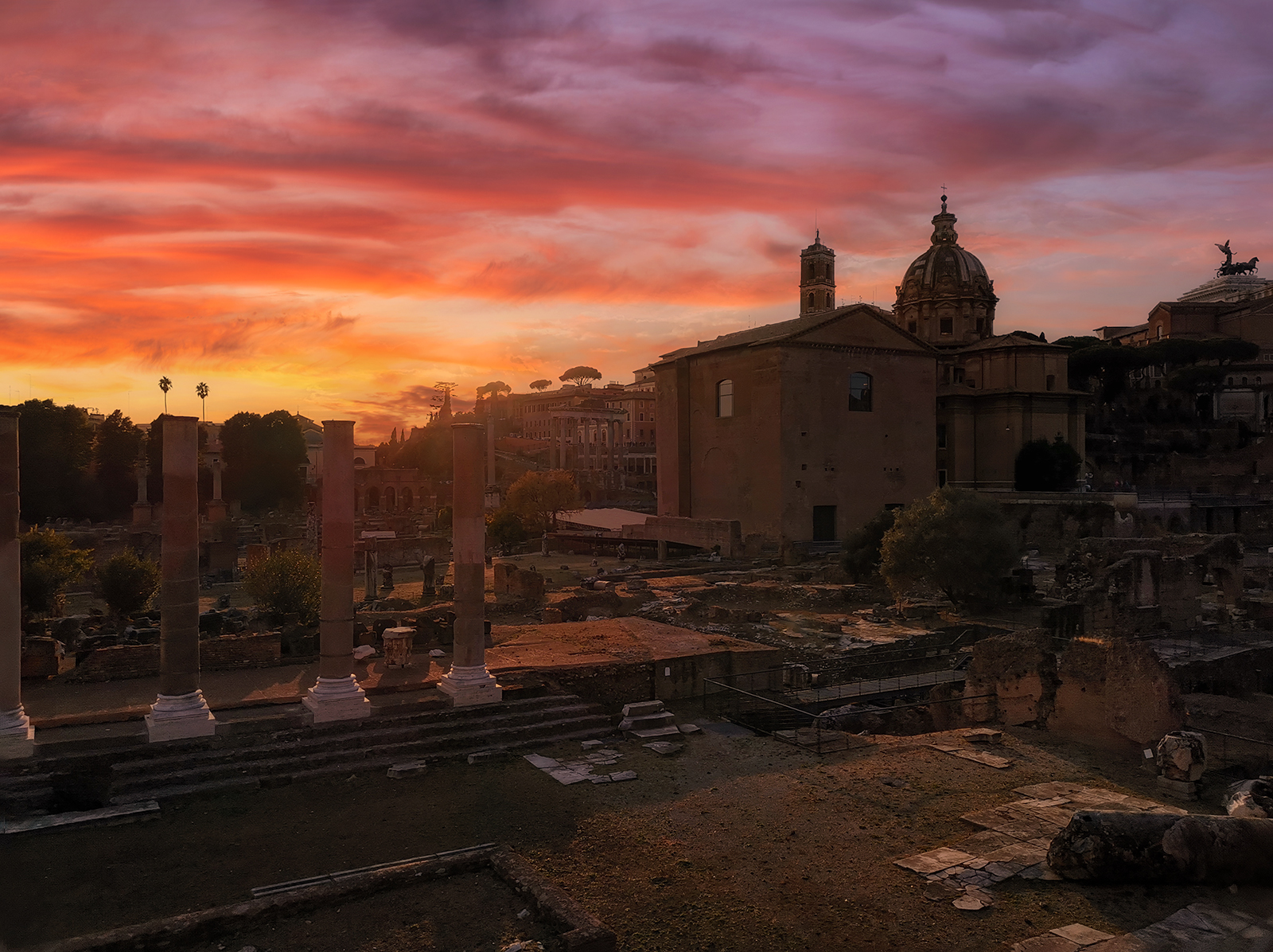 Roman sunset...