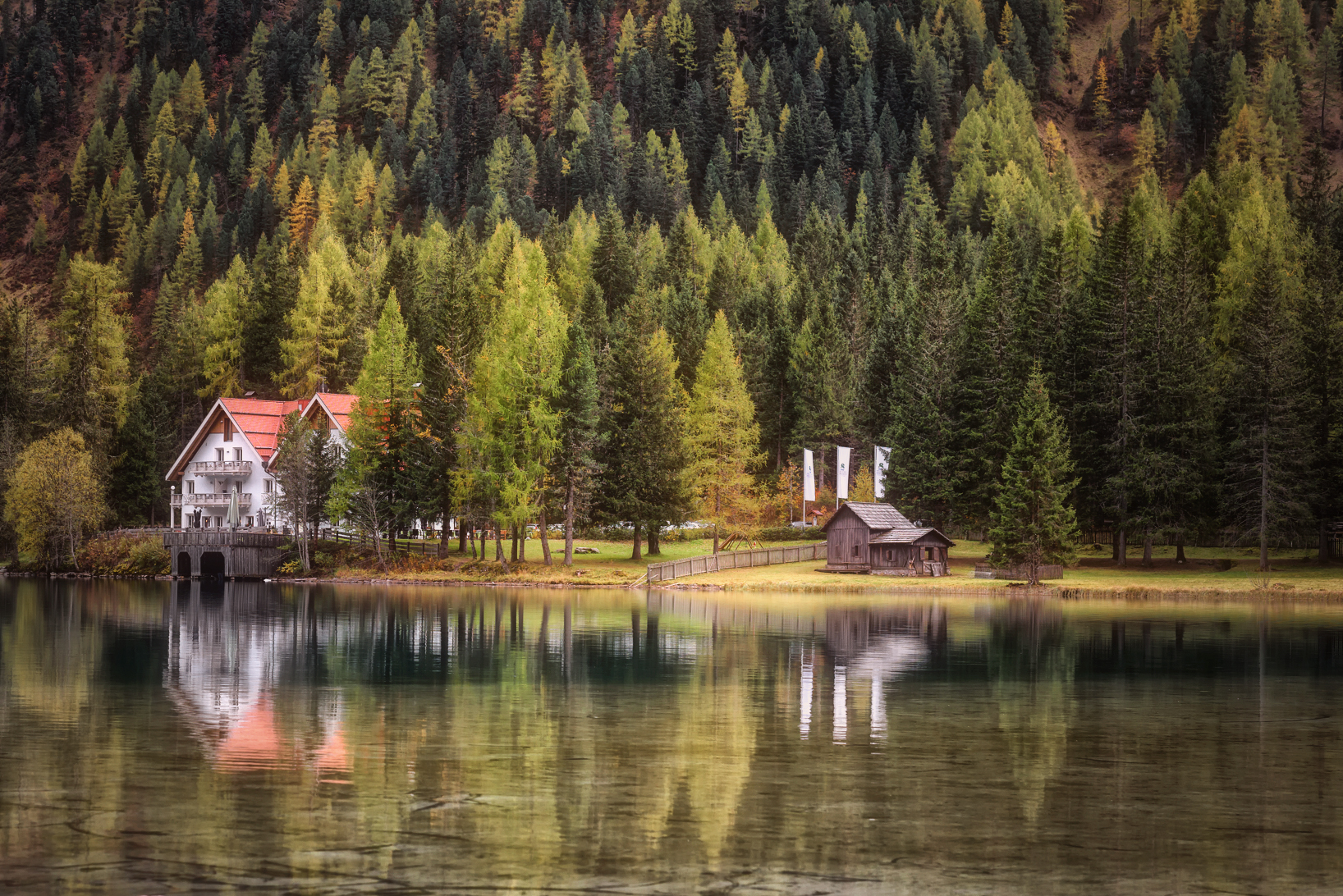 The house on the lake (Anterselva)...