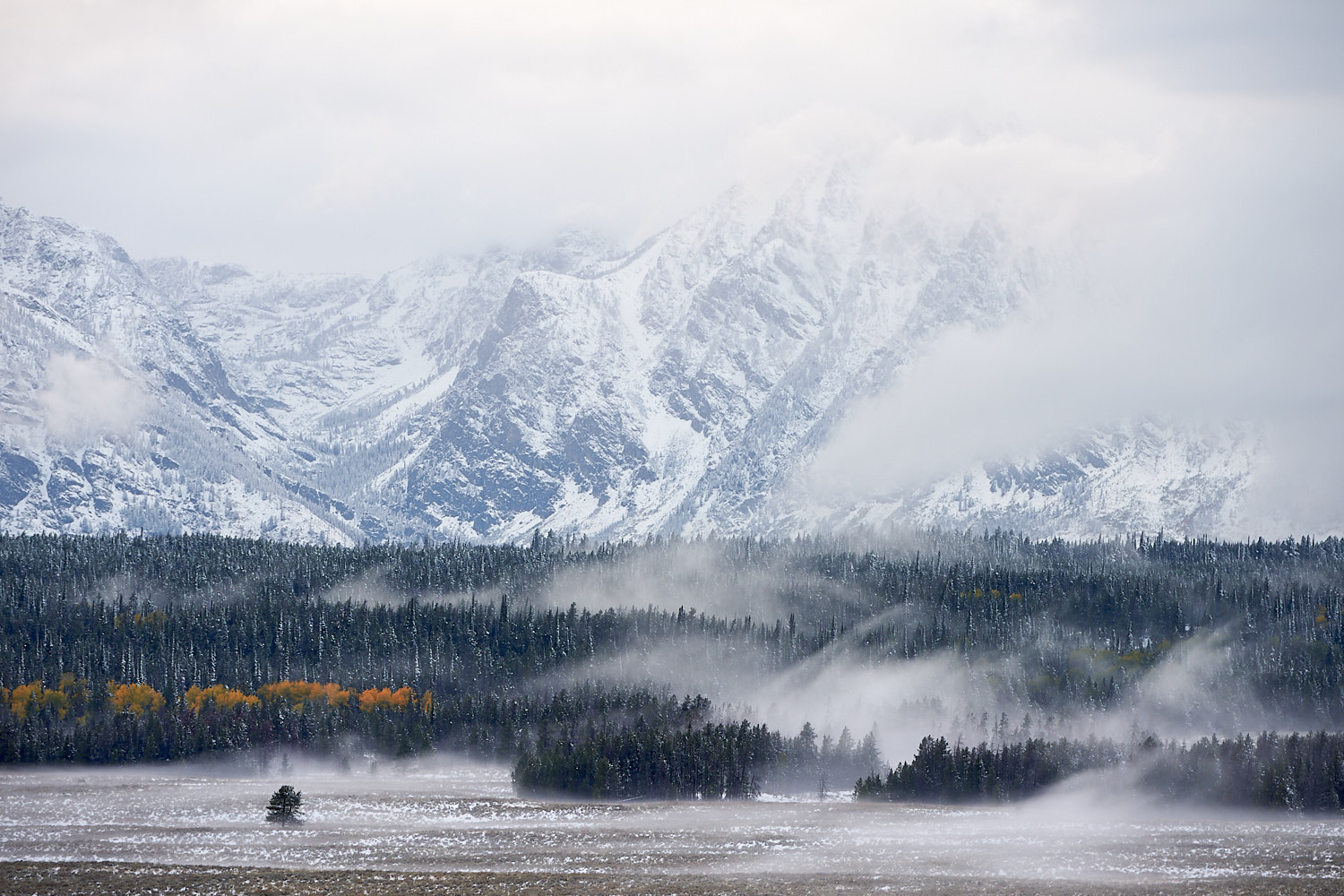 Clouds over the Great Teton...