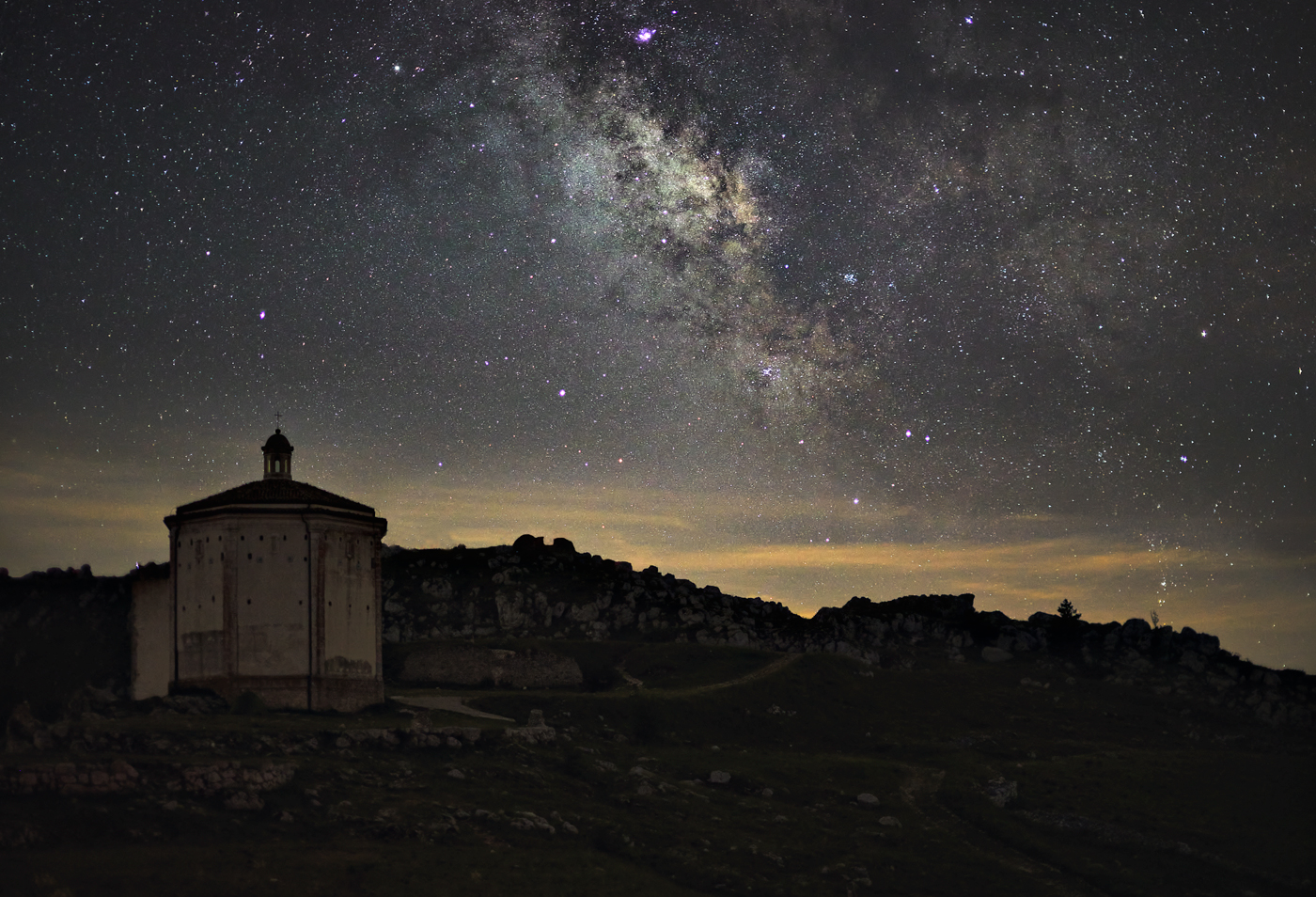 Rocca Calascio and the Milky Way...