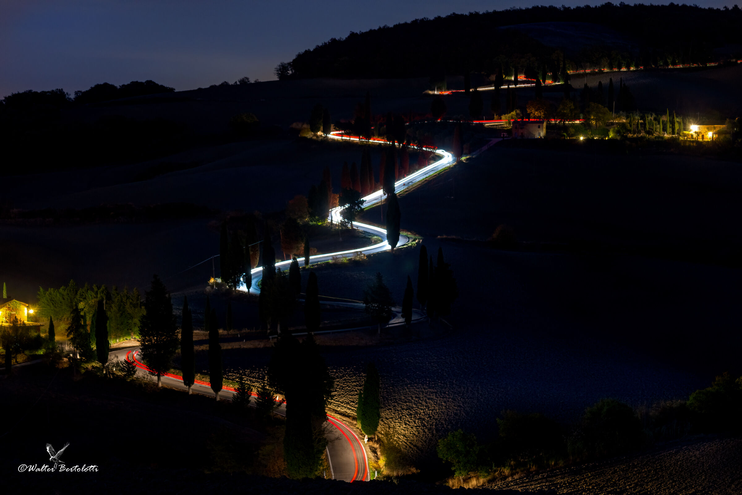 lights in Monticchiello...