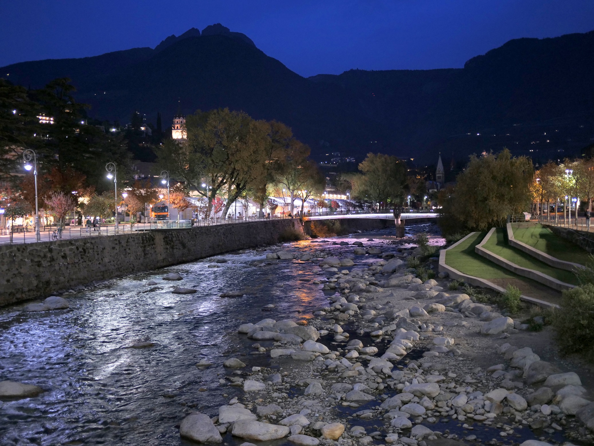 Merano in the late evening...