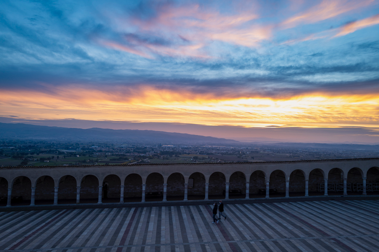 Assisi sunset walk...