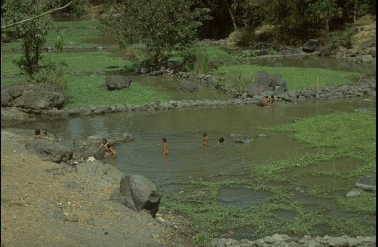 Lombok - Children in the river...
