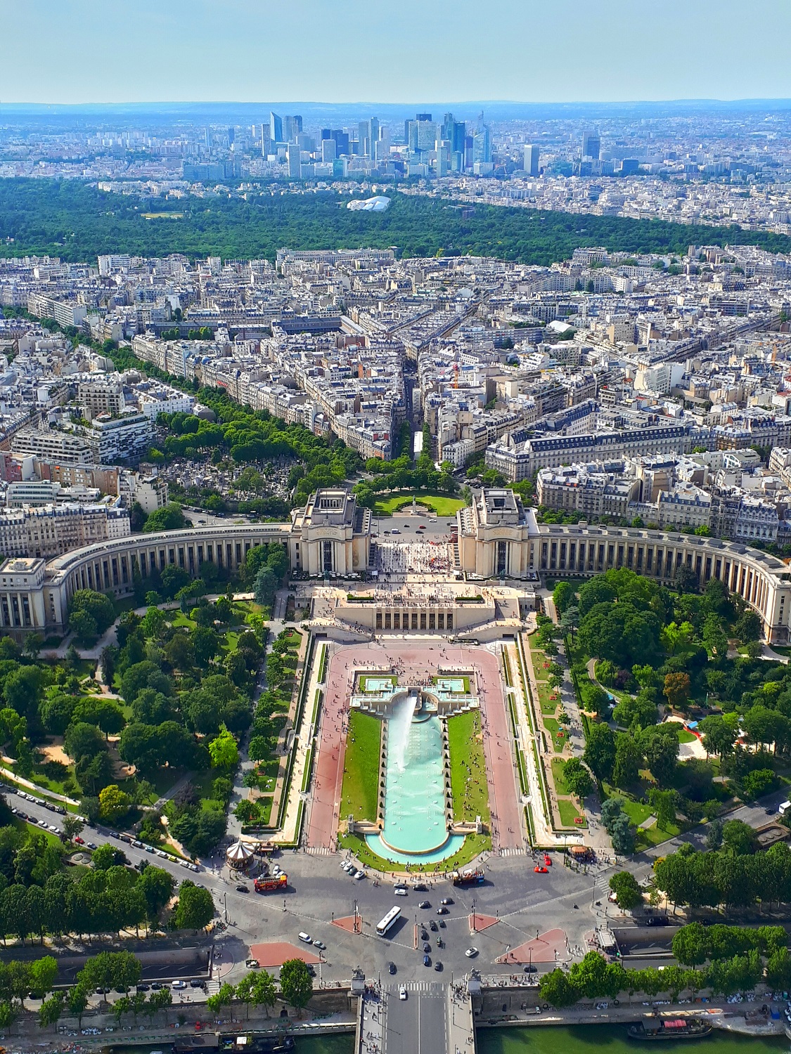 Paris - from the top of the Eiffel Tower...
