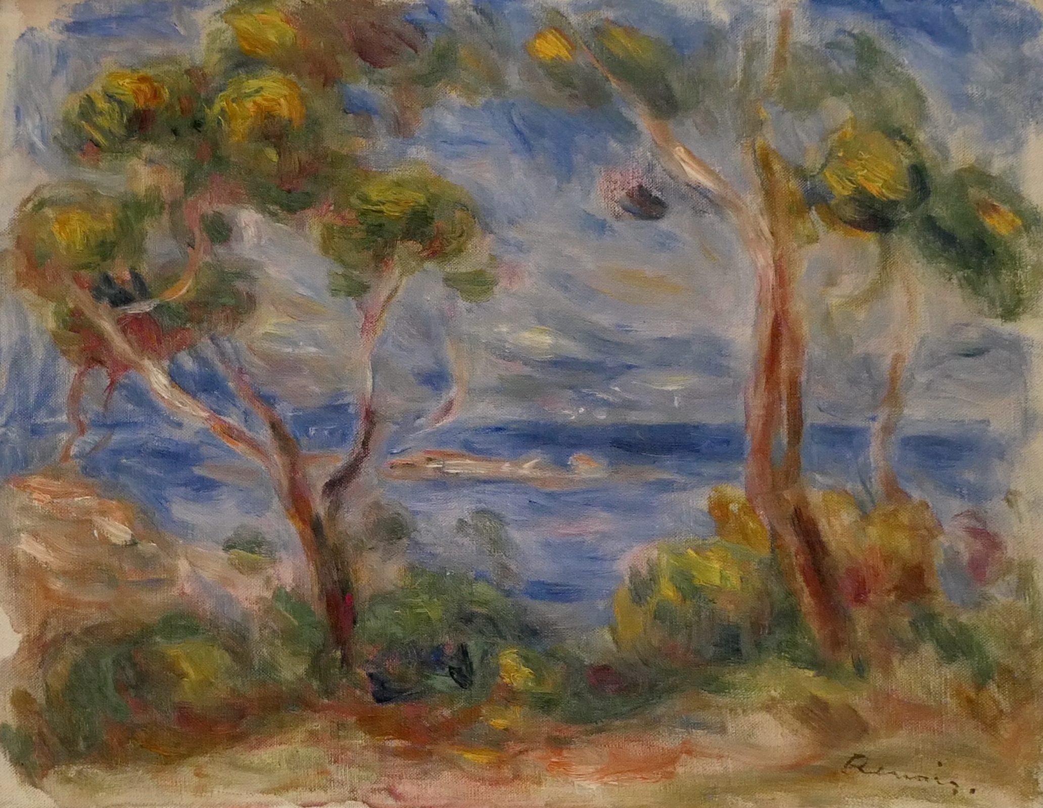 Pierre-Auguste Renoir "I Pini a Cagnes"...