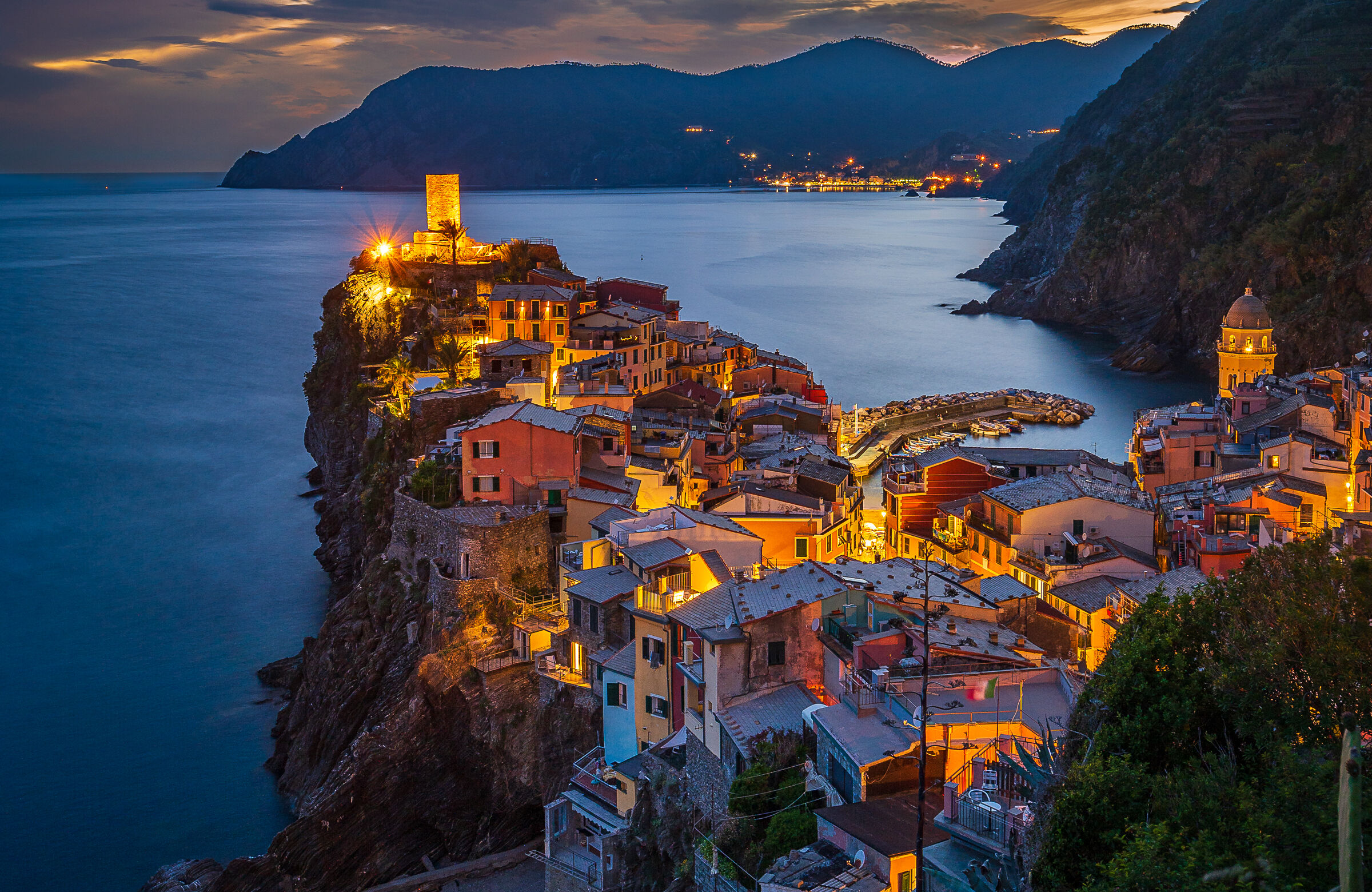 Vernazza at sunset...