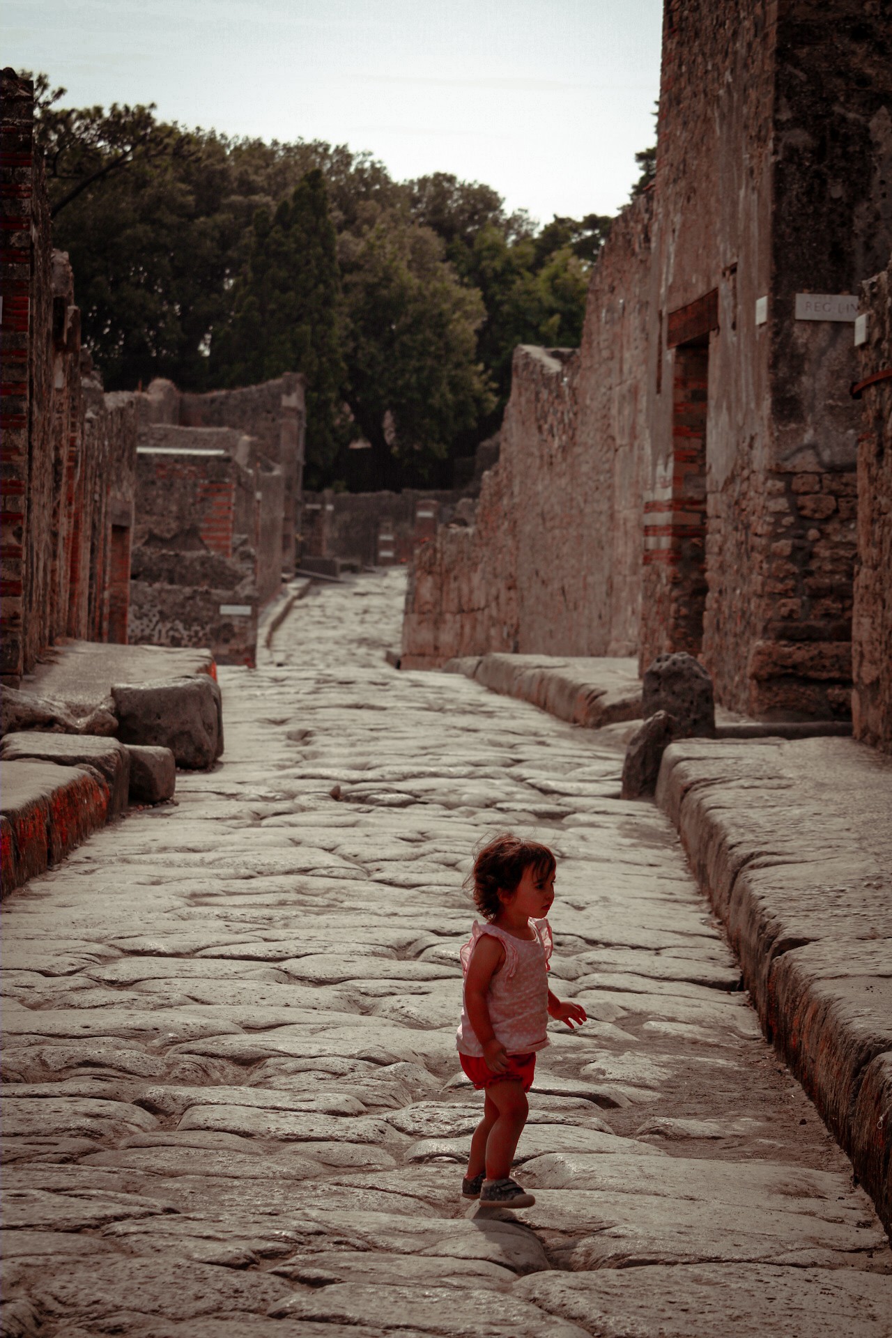 The Little Girl of Pompeii...