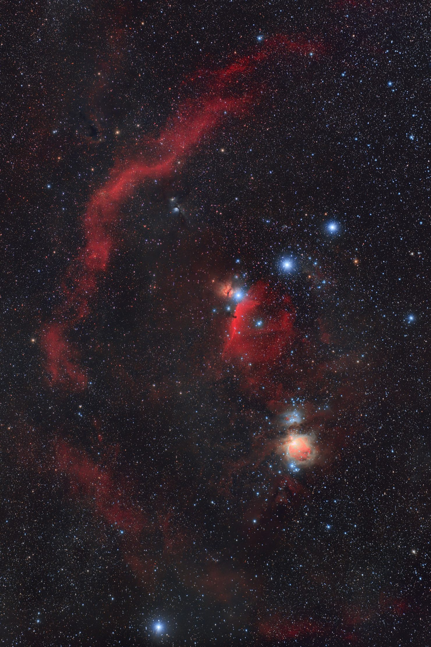 Orione e anello di Barnard...