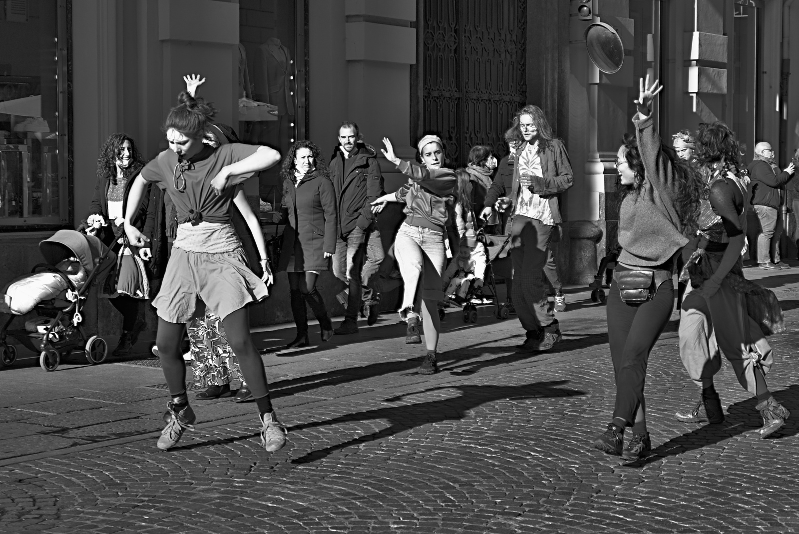Dancing in the street...