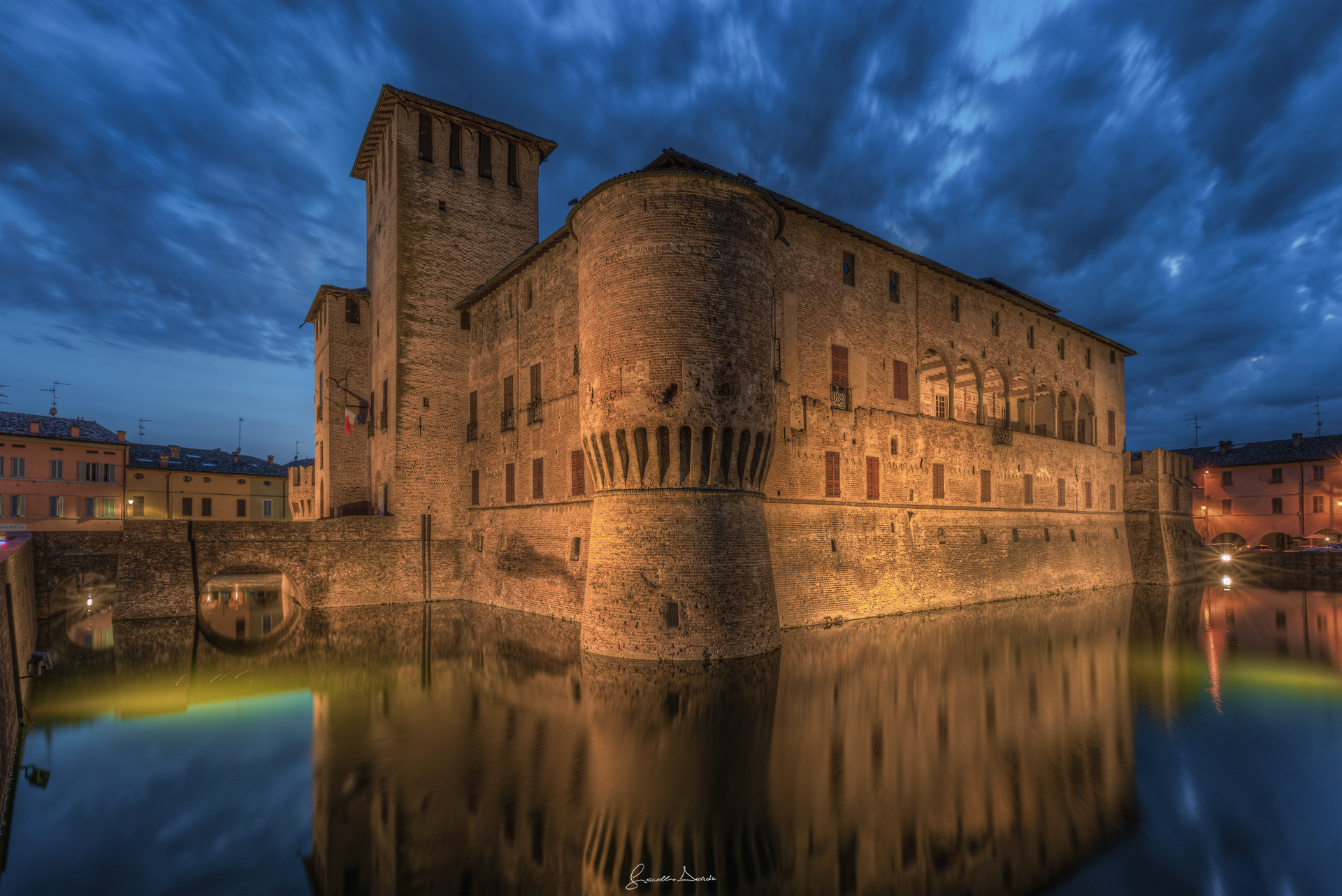 Fontanellato at the blue hour...