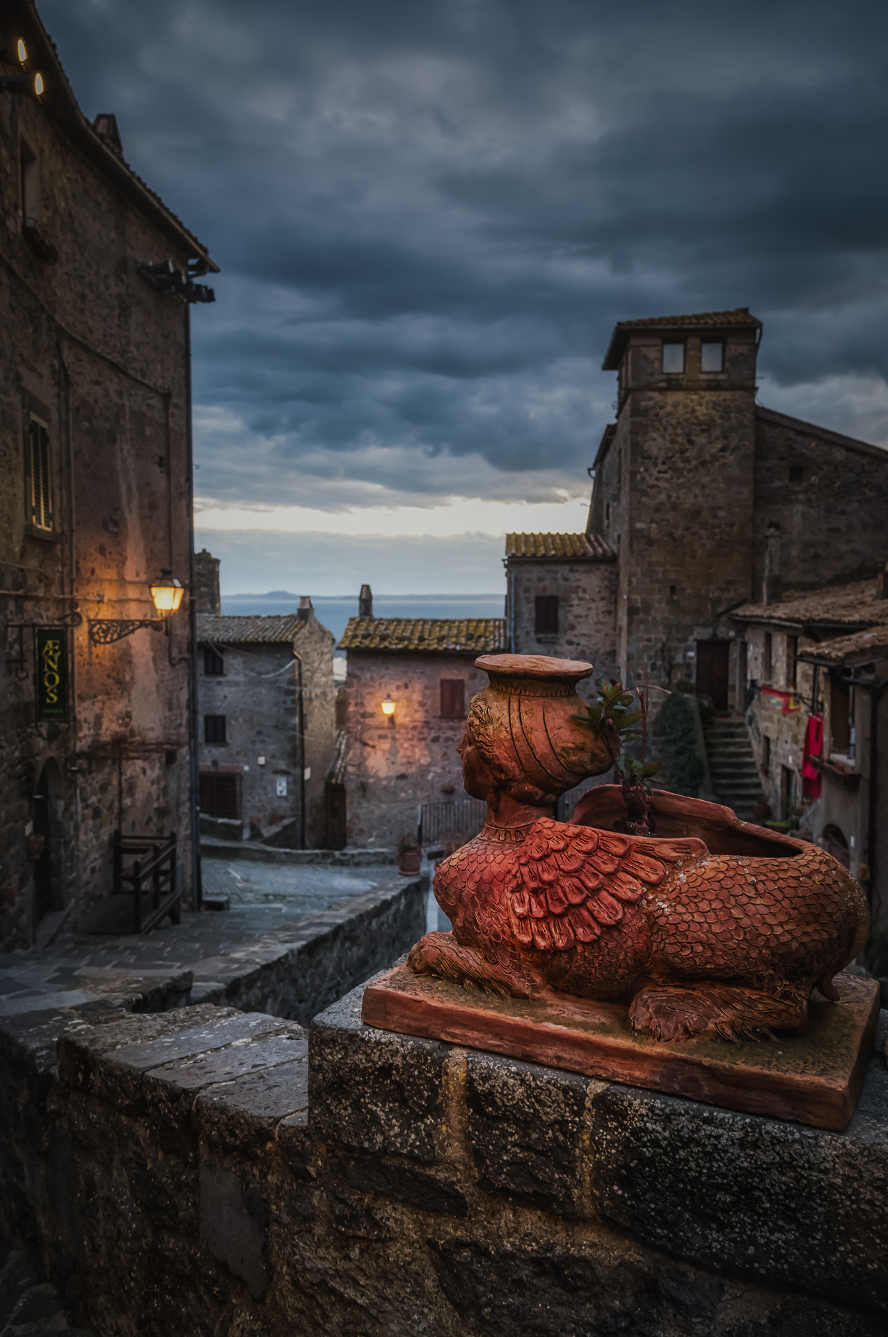 Bolsena old town...