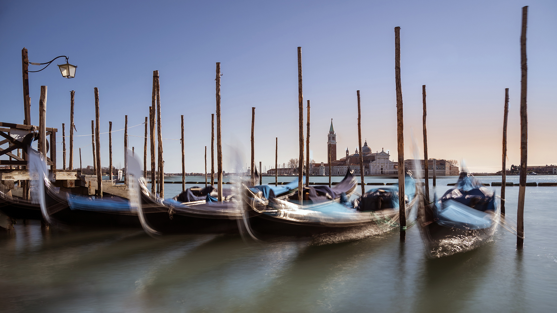 Gondolas in Venice...