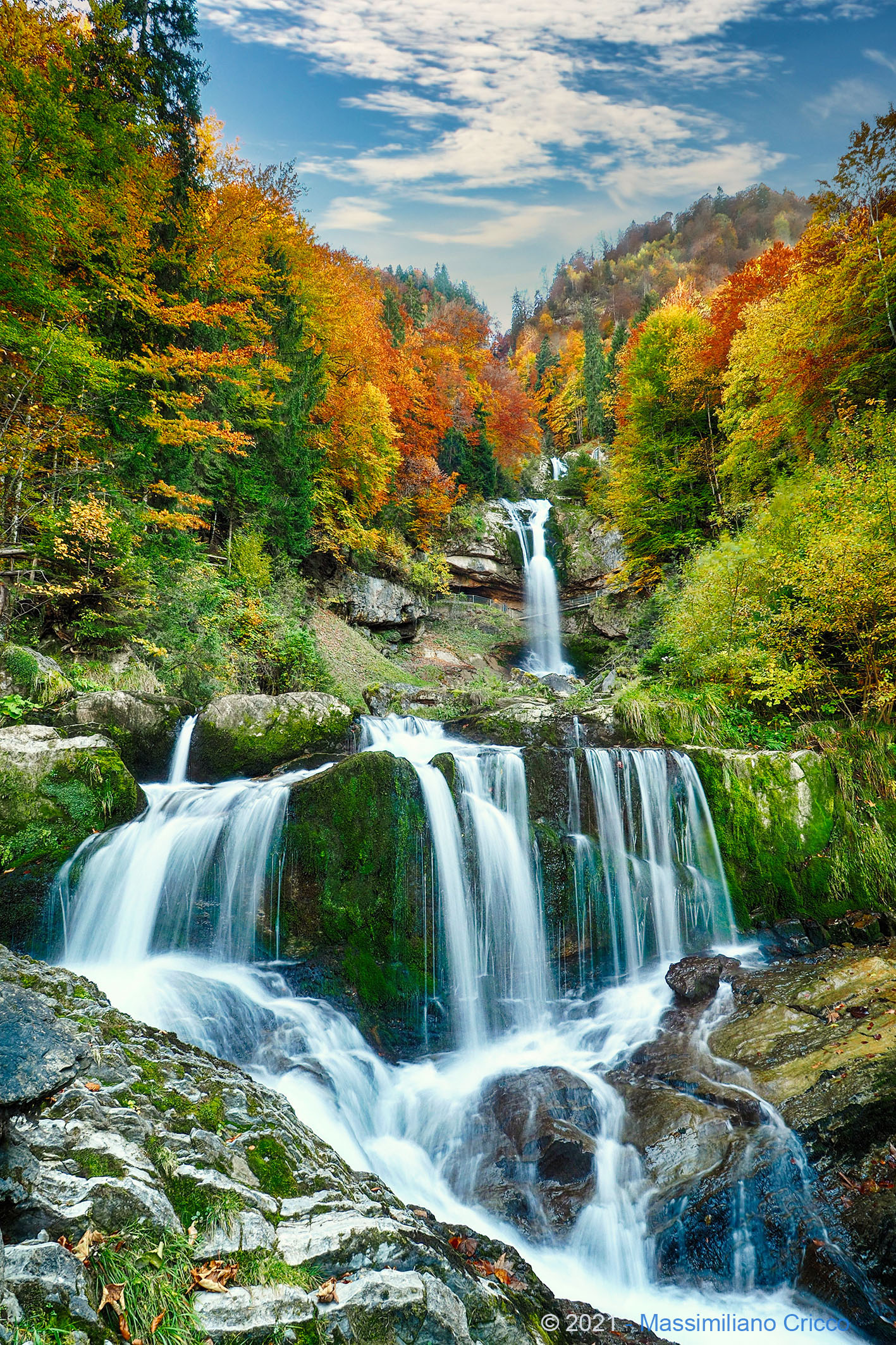 Giessbach Waterfalls, Brienz - Switzerland...