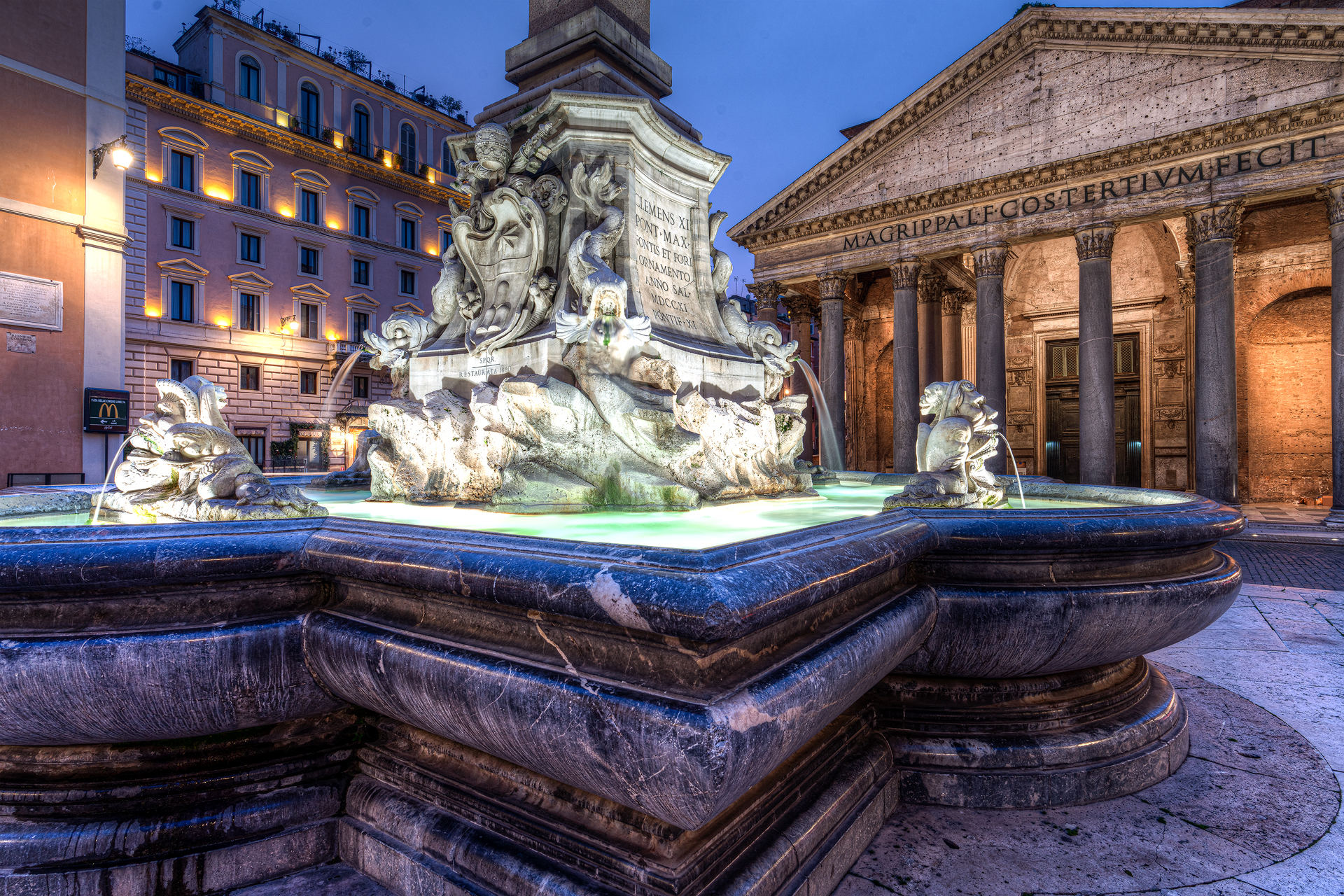 Pantheon at the blue hour...