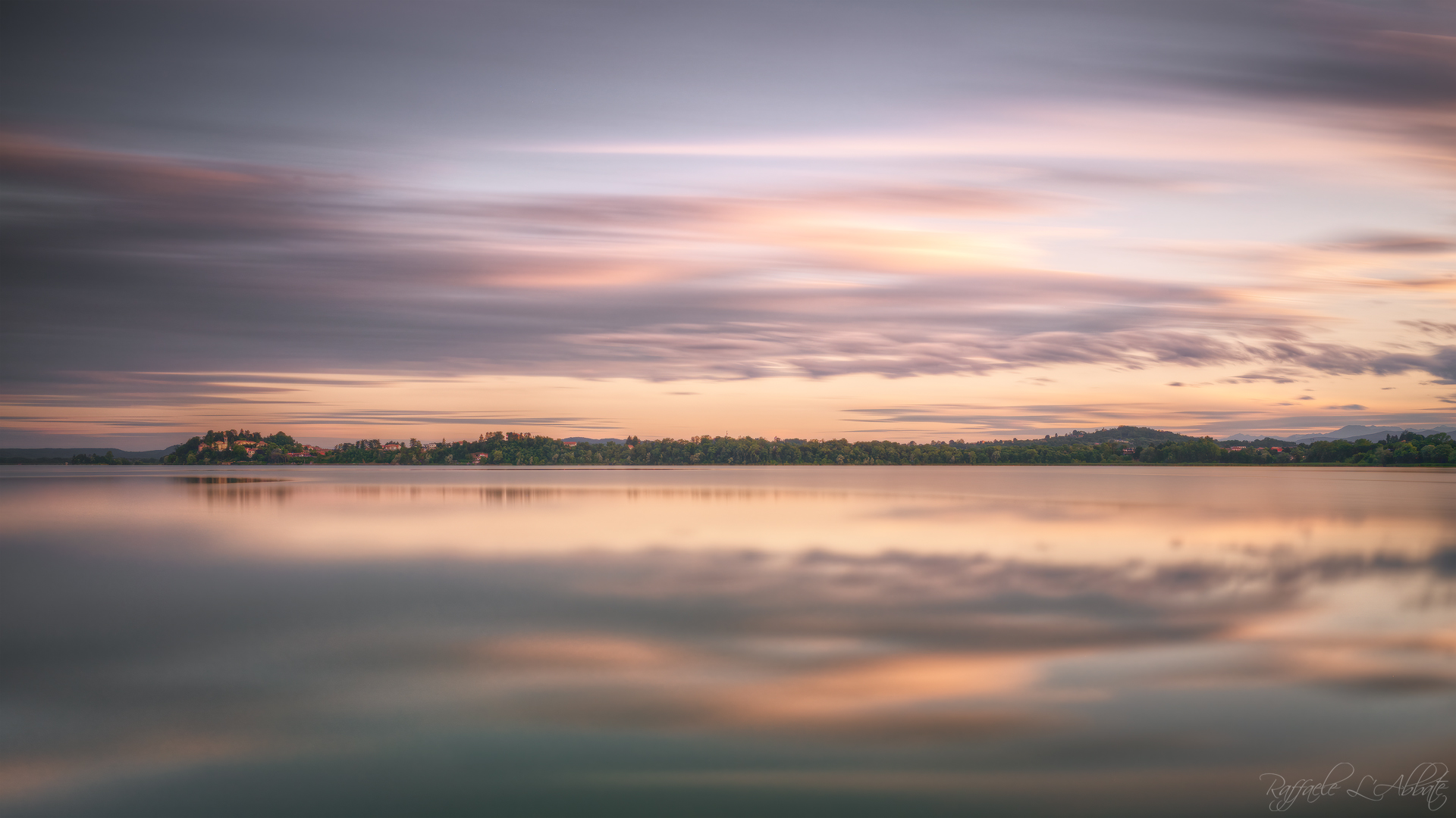 Sunrise at Lake Varese ...