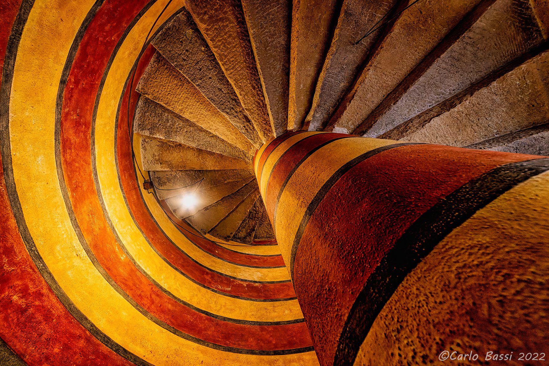 Rocchetta Mattei, the spiral staircase...