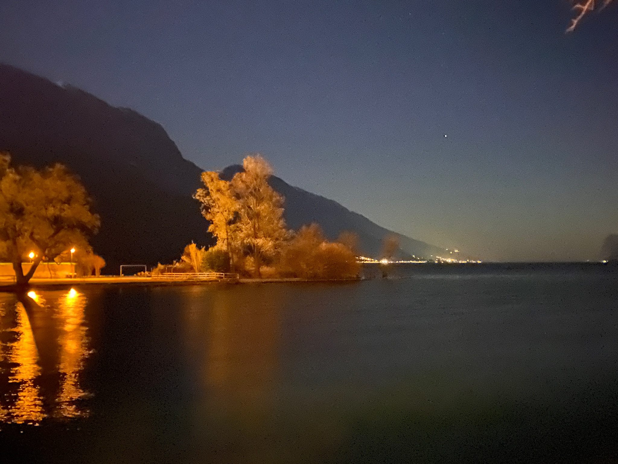 Reflection on Lake Garda...
