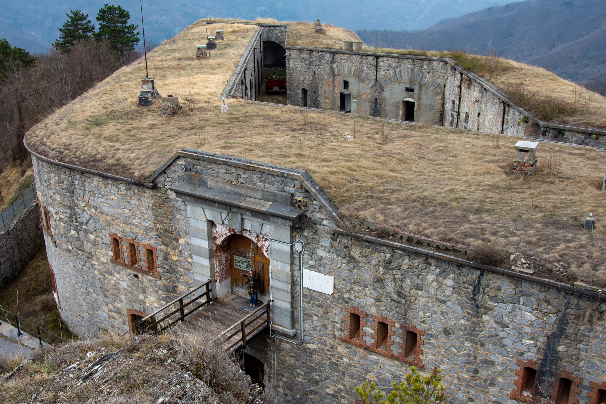 The fort of Col di Nava...