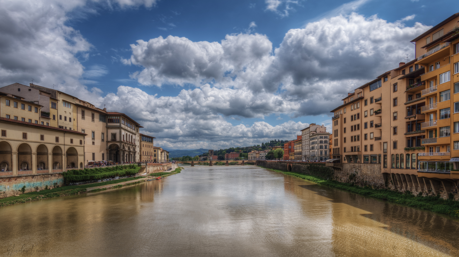 THE VIEW FROM PONTE VECCHIO ...