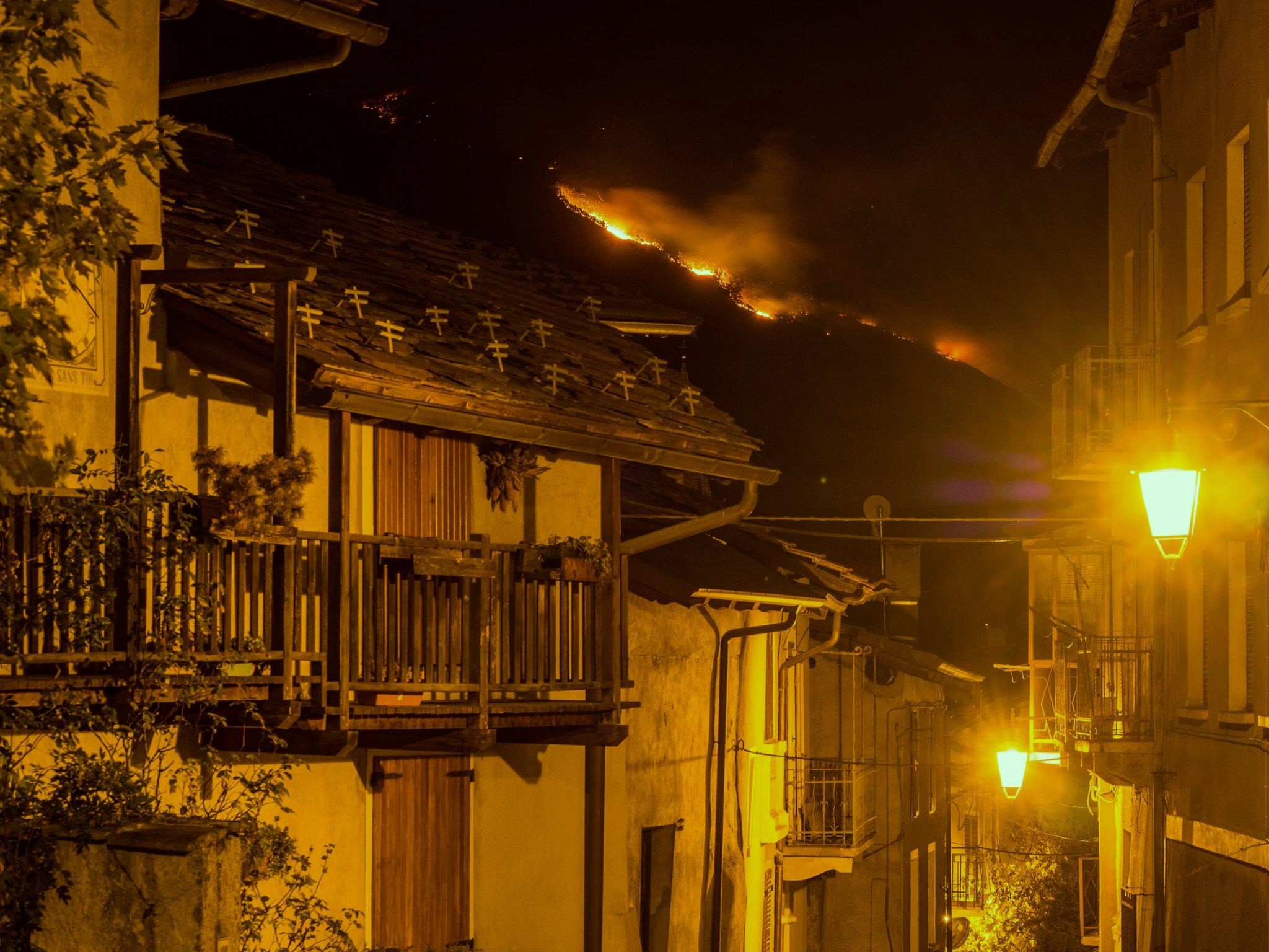 incendio Val di Susa 2017...