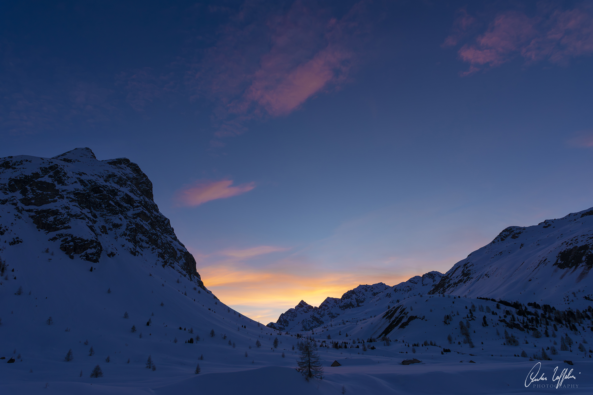 Alpine sunset...