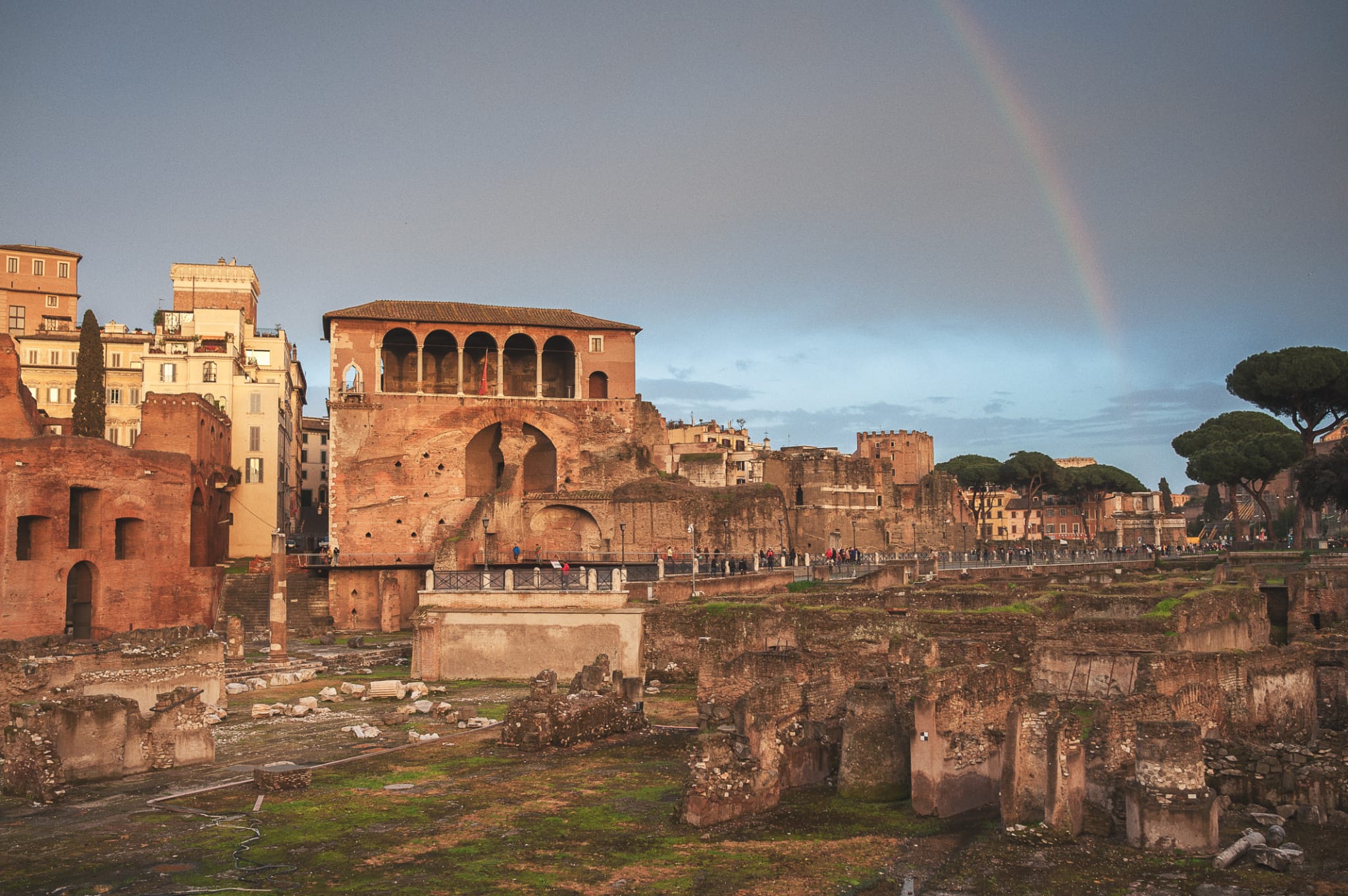Rome under the rainbow...