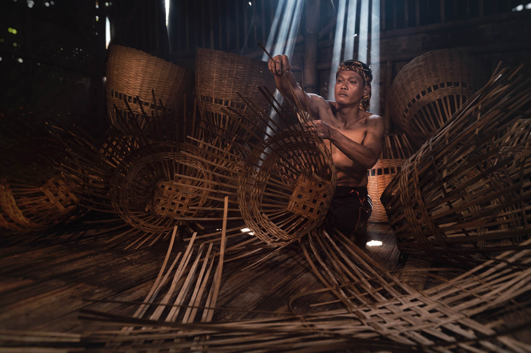 .: Basket weaving :....