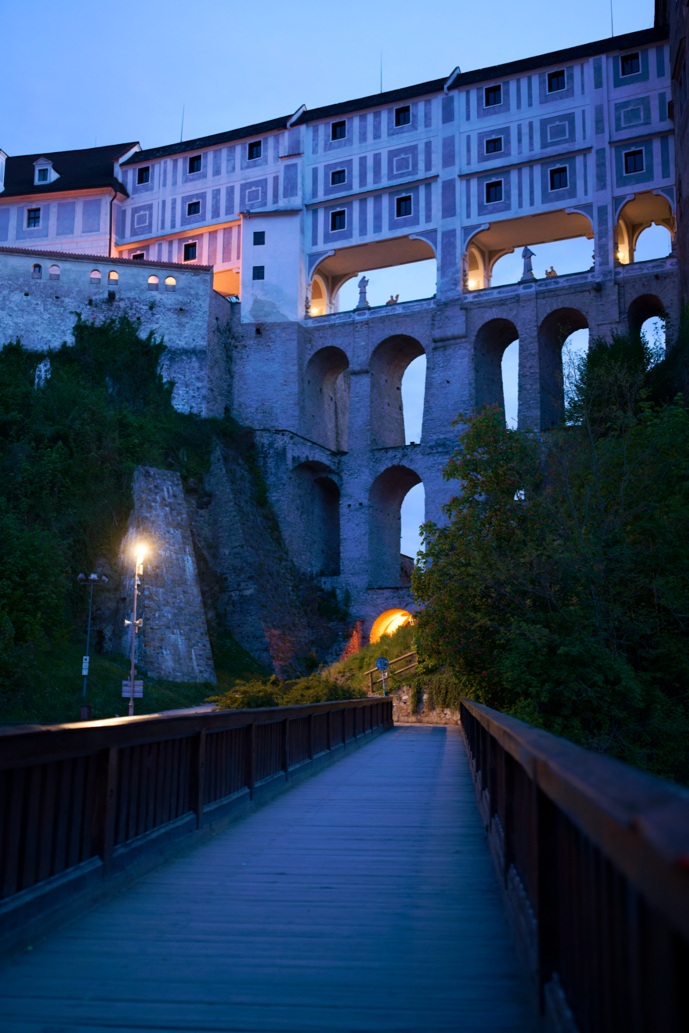 Cloak bridge, Cesky Krumlov...