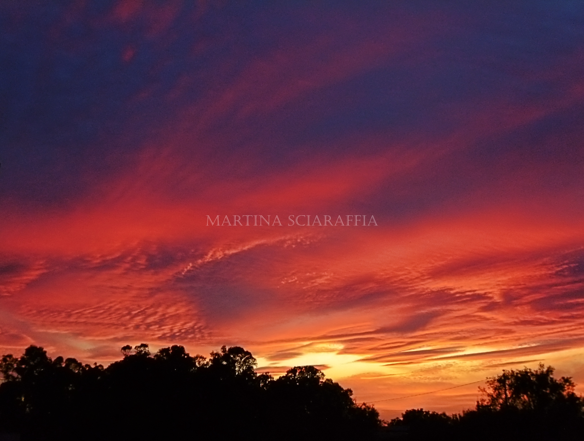 The sunset and its shades...